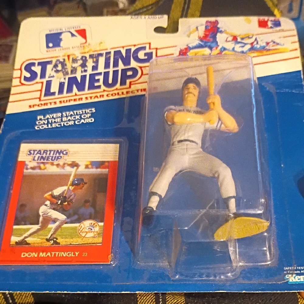 Don Mattingly Starting Lineup Figure With Baseball Brand New In Original Package